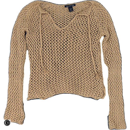 Sweater By Abercrombie And Fitch In Tan, Size: M