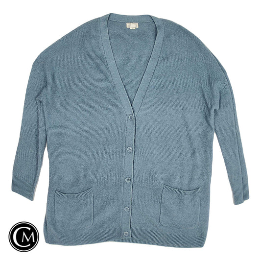 Sweater Cardigan By Caslon In Blue, Size: Xxl