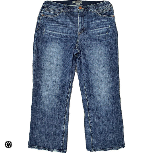 Jeans Boot Cut By Democracy In Blue Denim, Size: 16