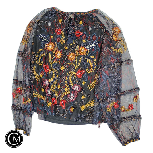 Blouse Ls By Philosophy In Multi, Size: Xl