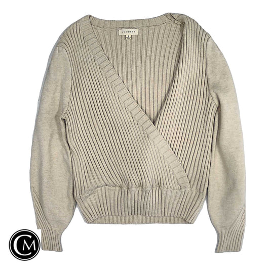 Sweater By Promesa In Beige, Size: S