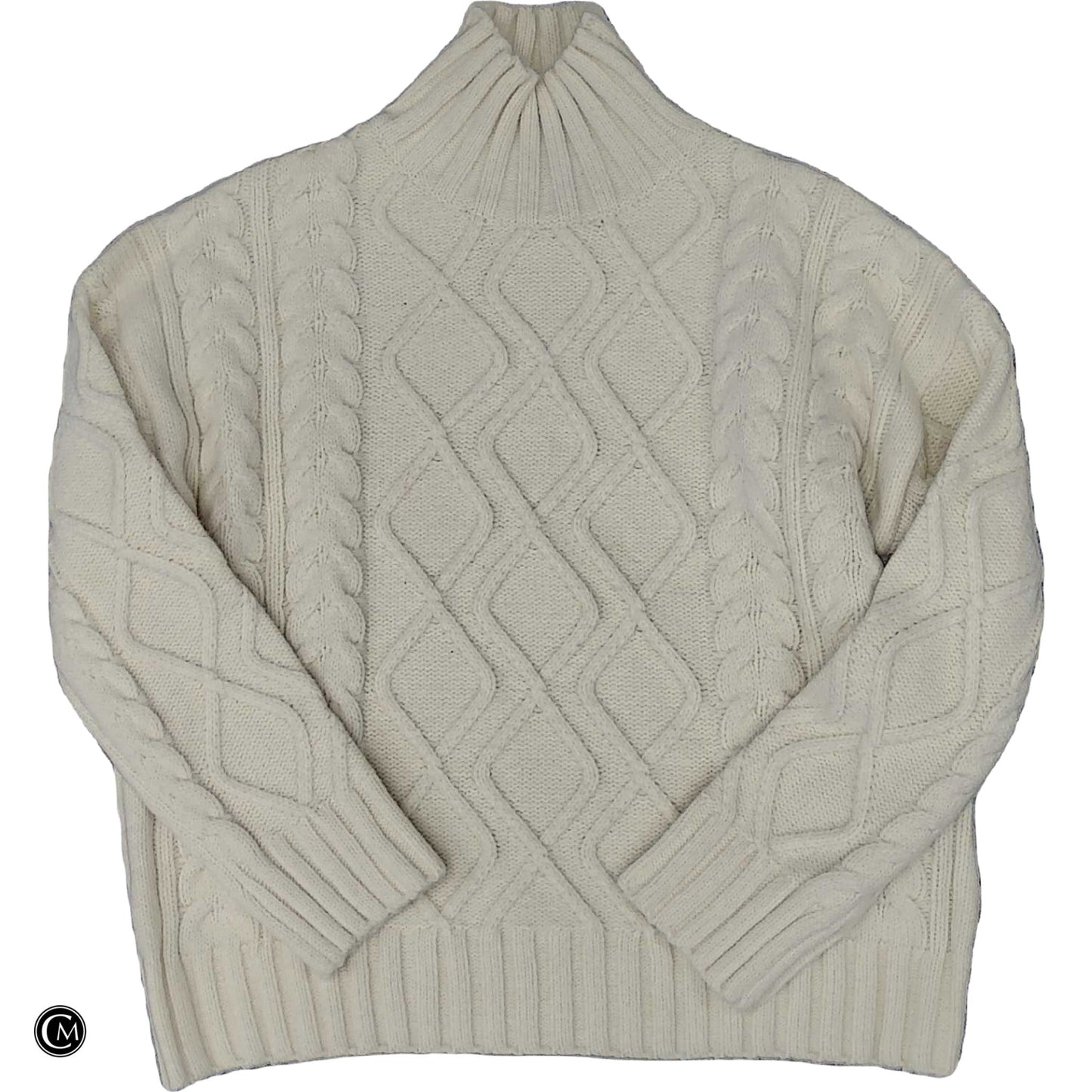Sweater By Cider In Cream, Size: Xl