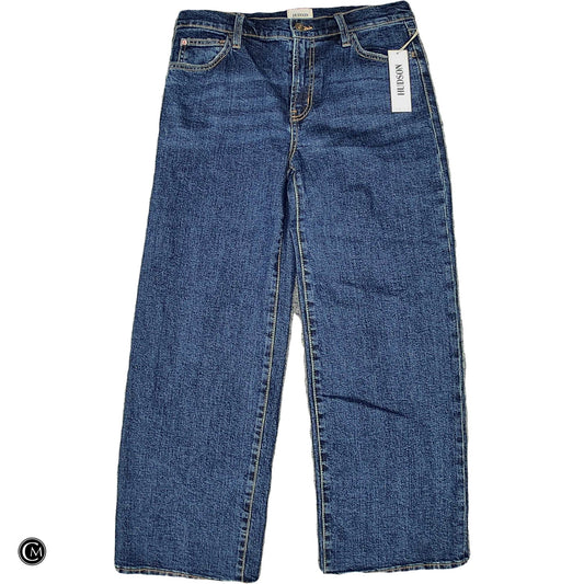 Jeans Wide Leg By Hudson In Blue Denim, Size: 6