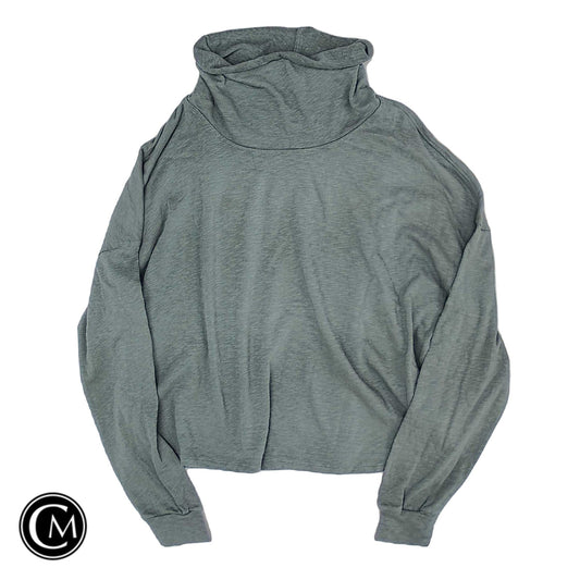 Sweatshirt Collar By Bobi In Green, Size: L