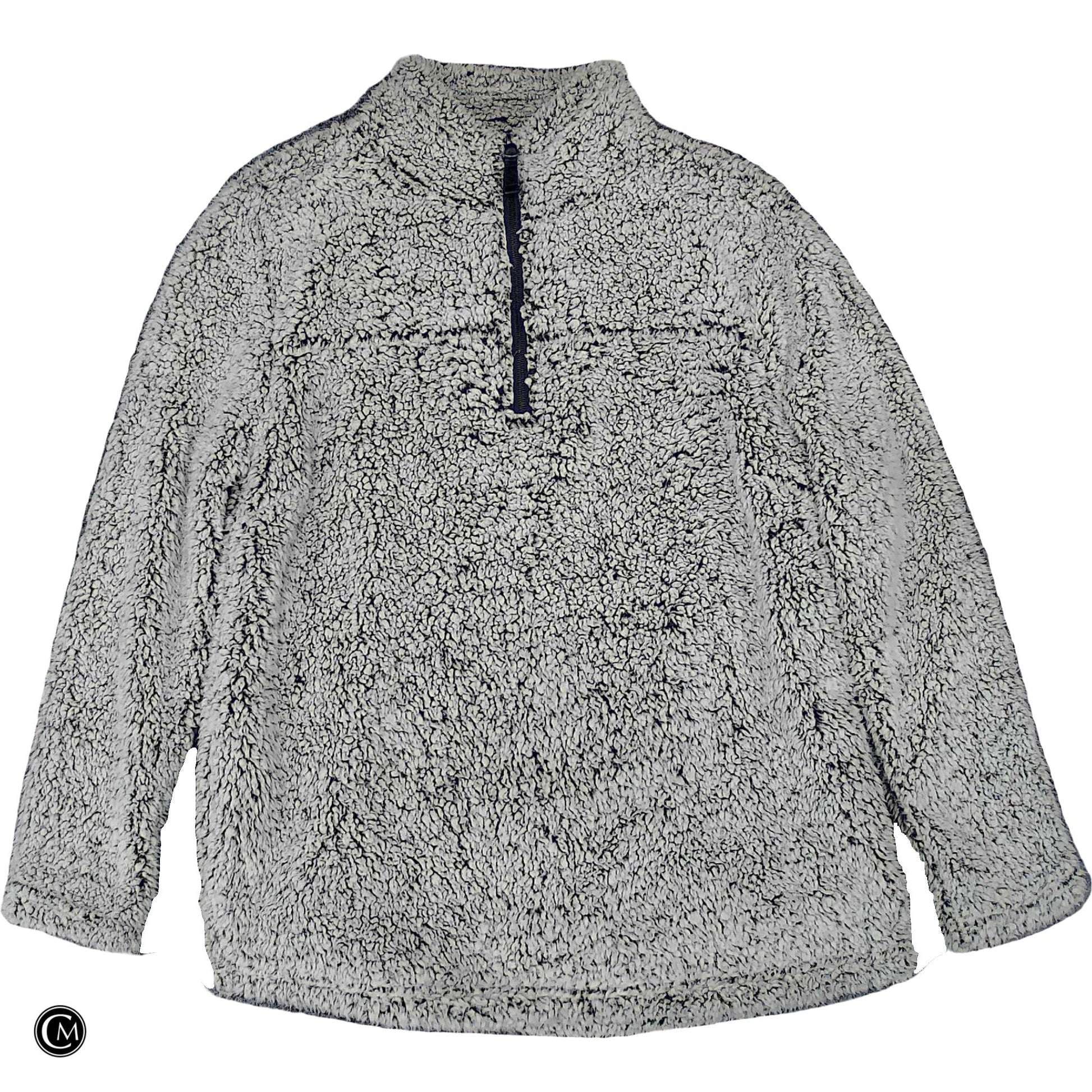 Jacket Faux Fur & Sherpa By Port Authority In Grey, Size: L image 1
