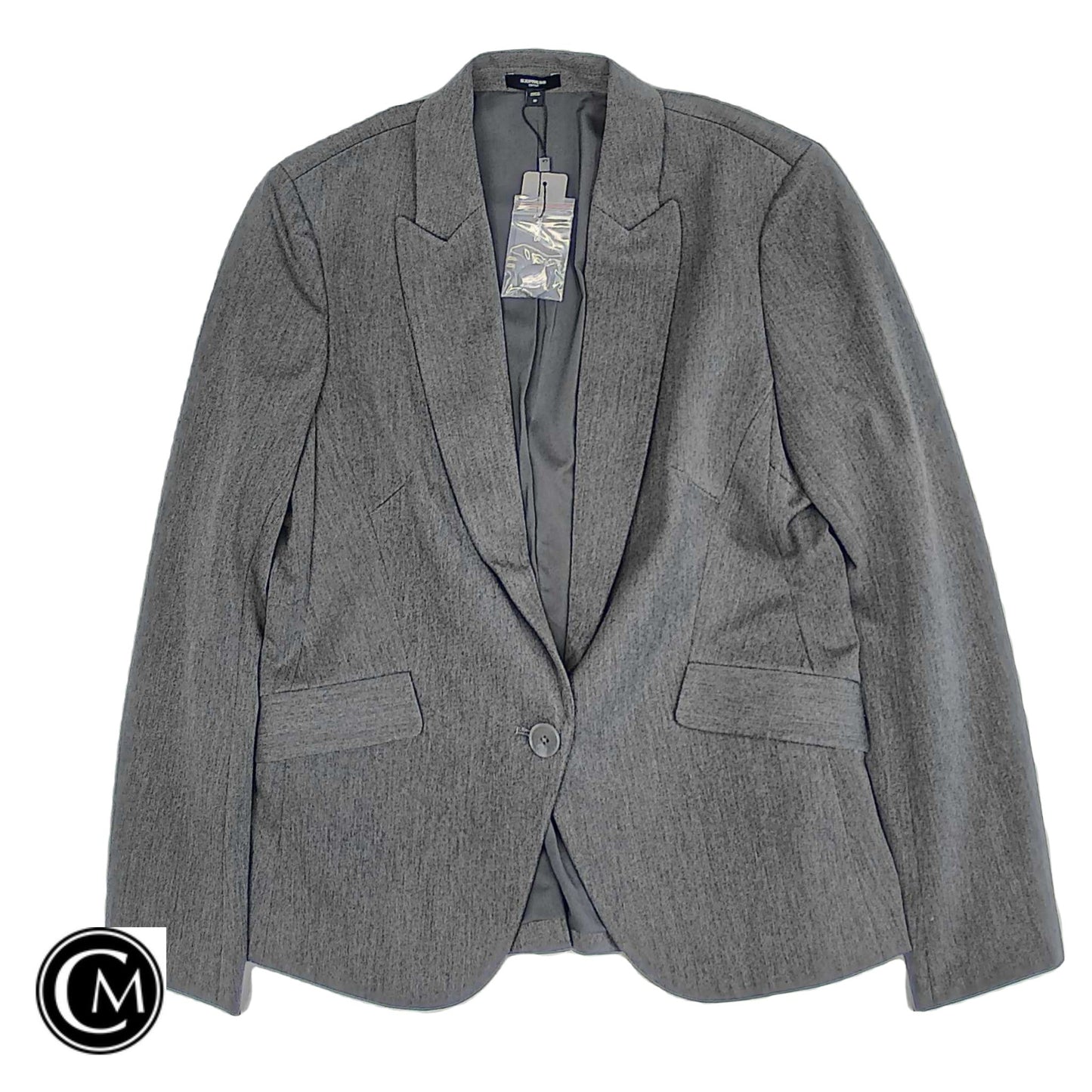 Blazer By Express In Grey, Size: M
