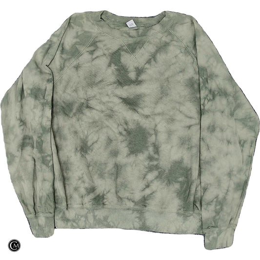 Sweatshirt Crewneck By Old Navy In Green, Size: M