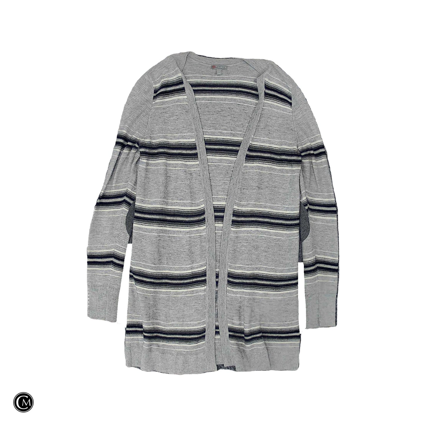 Cardigan By Talbots In Striped Pattern, Size: S