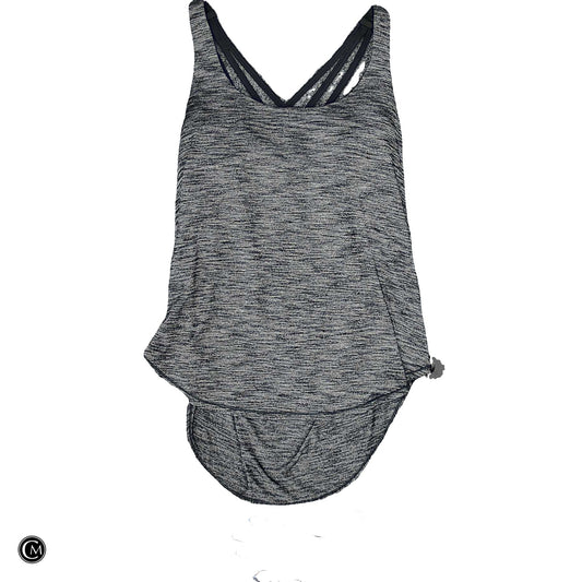 Athletic Tank Top By Lululemon In Black & Grey, Size: M