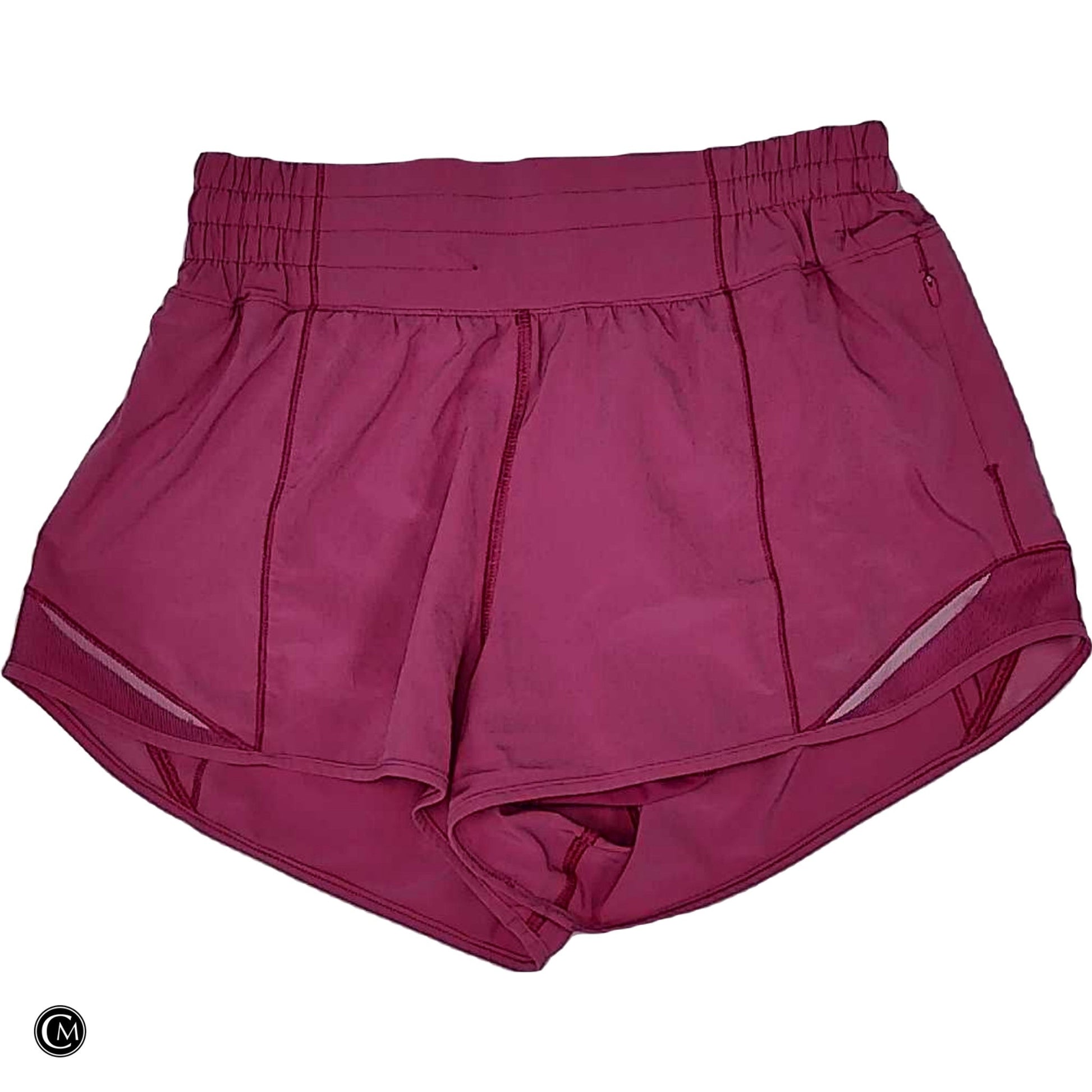 Athletic Shorts By Lululemon In Pink, Size: S image 1