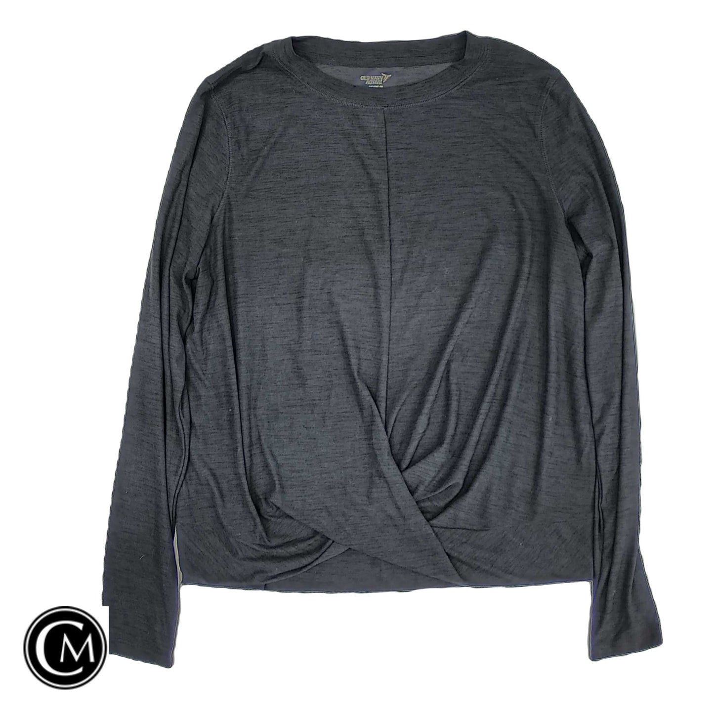 Athletic Top Ls Crewneck By Old Navy In Grey, Size: Xl
