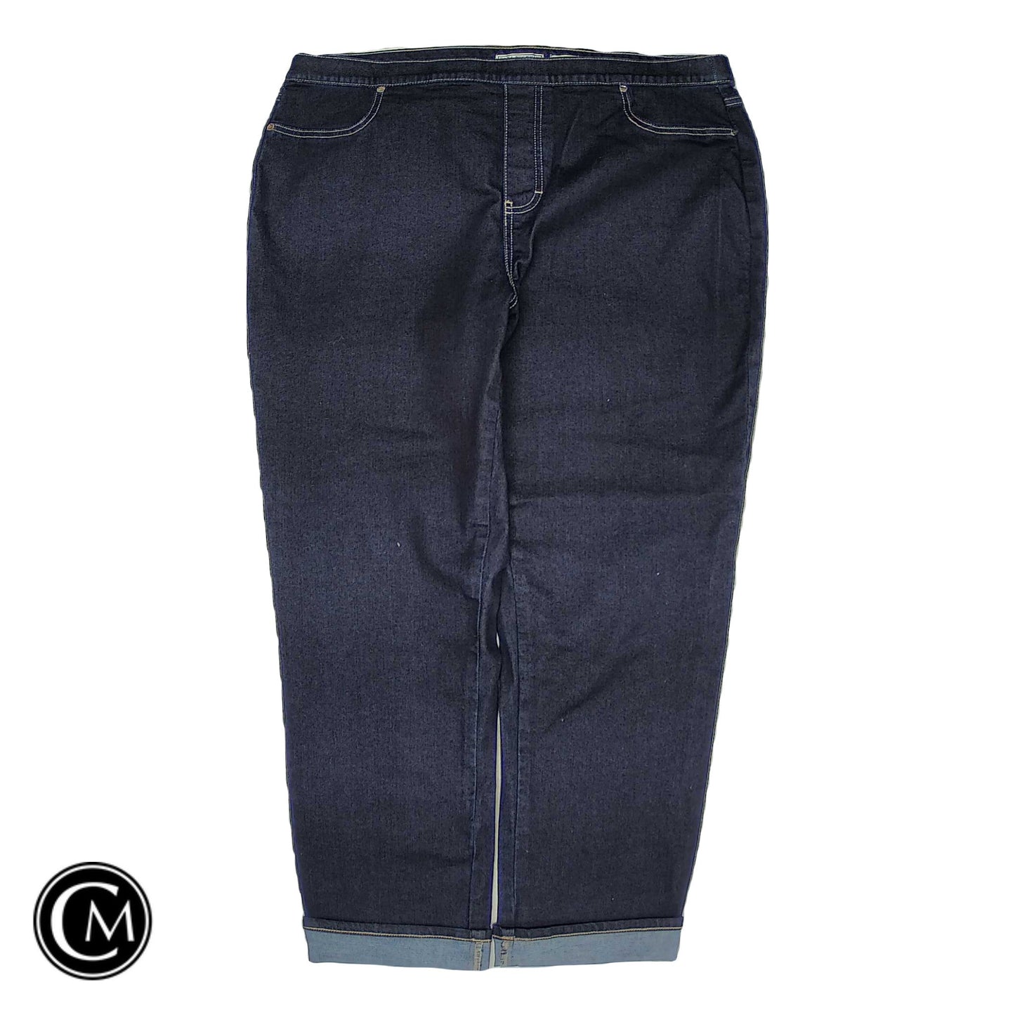 Jeans Jeggings By Dana Buchman In Blue Denim, Size: Xl image 1