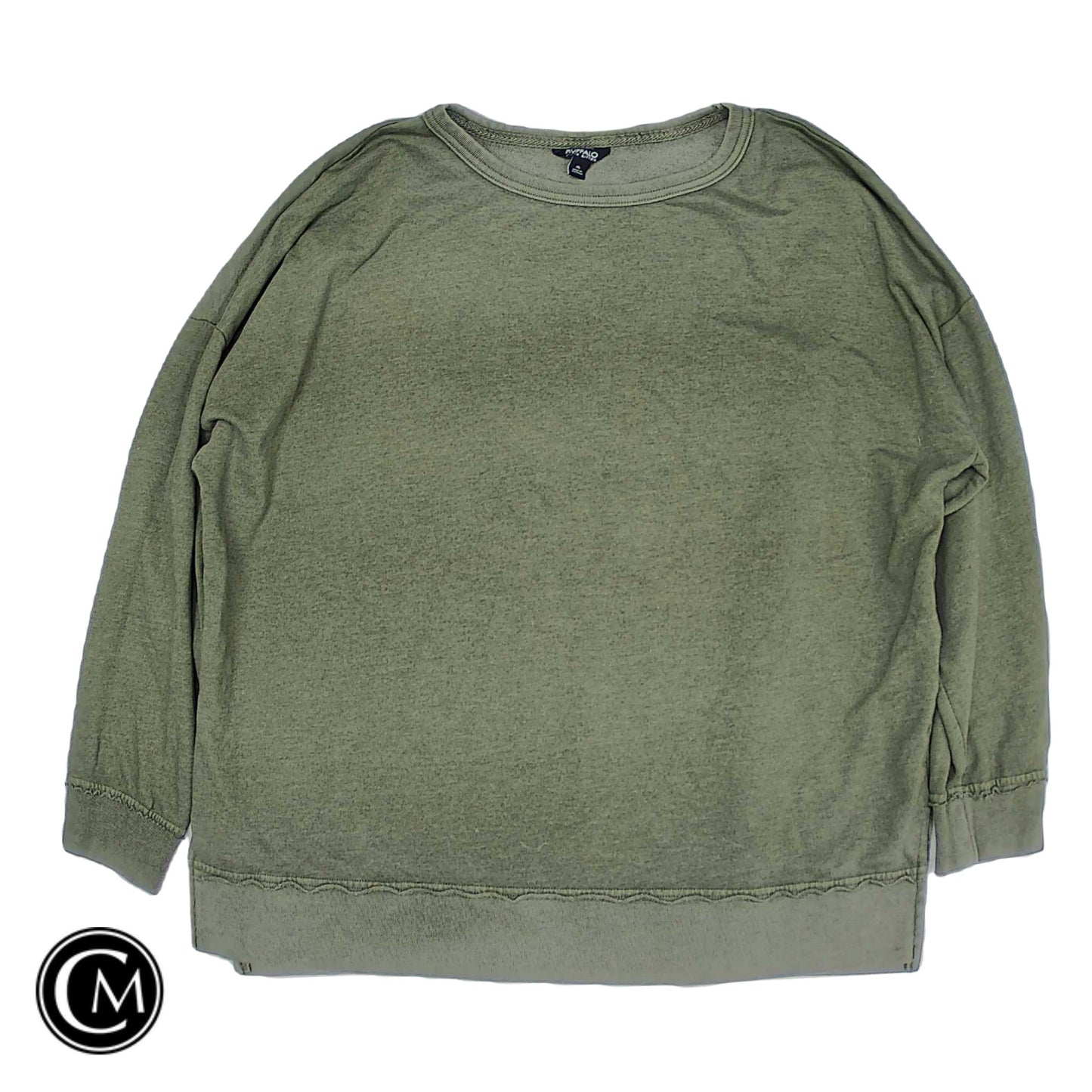 Sweatshirt Crewneck By Buffalo David Bitton In Green, Size: Xl