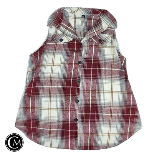 Vest Other By Shein In Plaid Pattern, Size: 4x