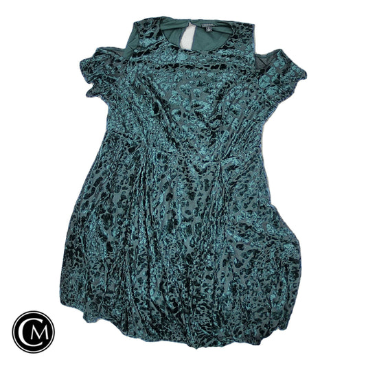 Dress Casual Short By Torrid In Black & Green, Size: 2x
