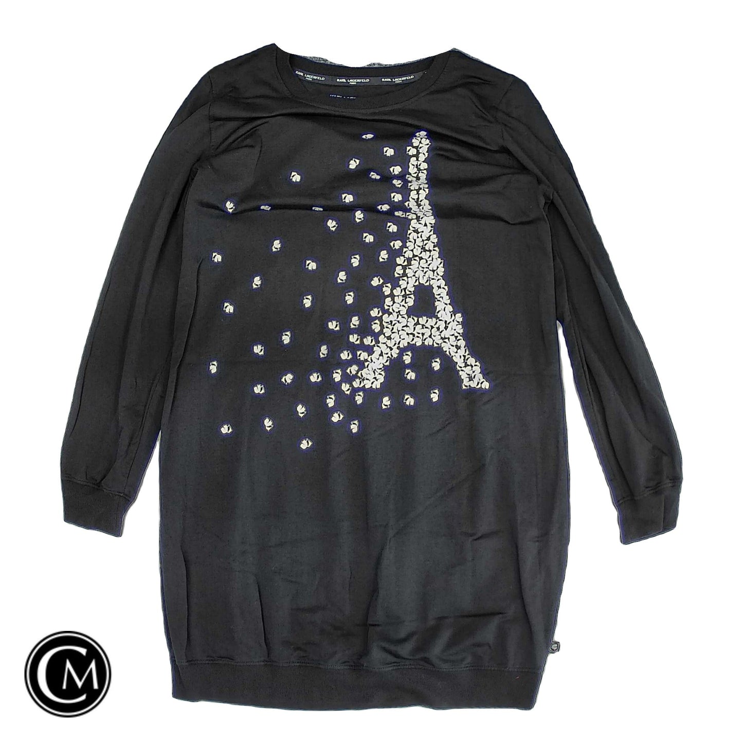 Dress Casual Short By Karl Lagerfeld In Black, Size: M
