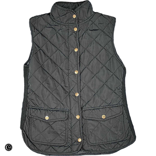 Vest Puffer & Quilted By Adrienne Vittadini In Black, Size: S