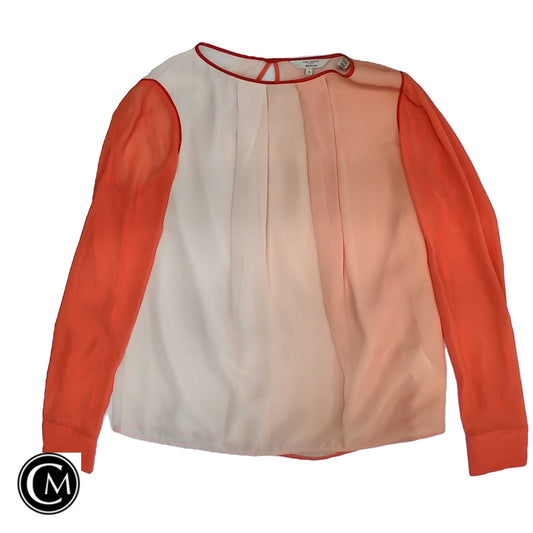 Blouse Ls By Ted Baker In Orange, Size: 4