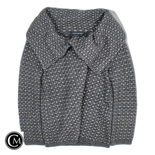 Sweater Cardigan By Banana Republic In Grey, Size: S