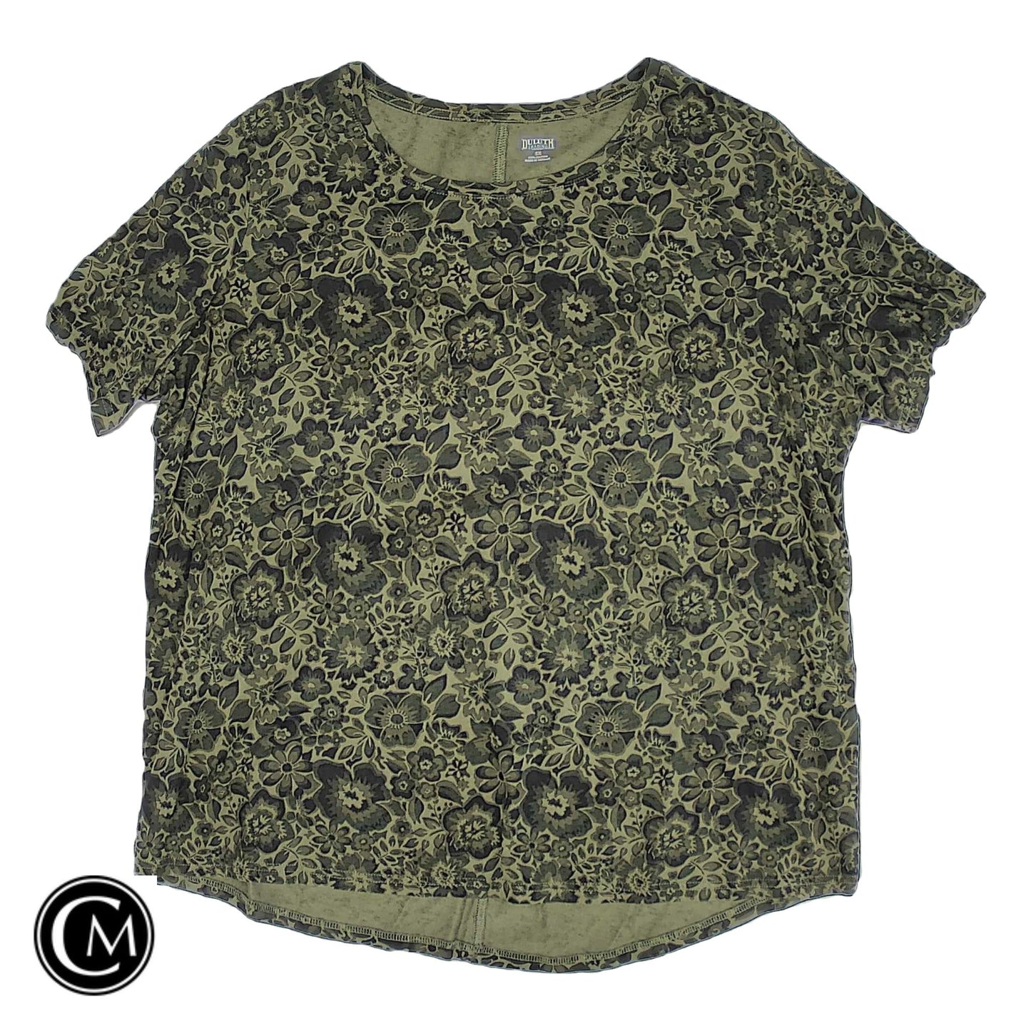 Top Ss Basic By Duluth Trading In Green, Size: 1x image 1