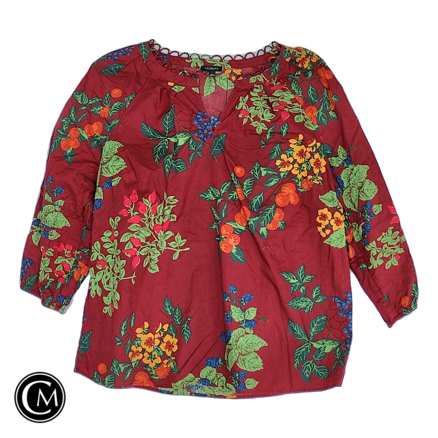 Top Ls By Talbots In Floral Print, Size: L image 1