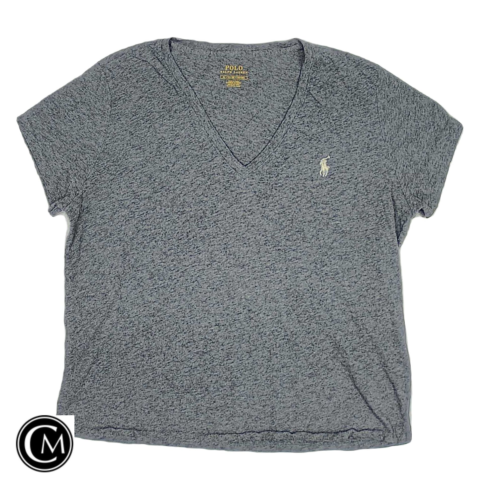 Top Ss Basic By Polo Ralph Lauren In Grey, Size: Xl image 1
