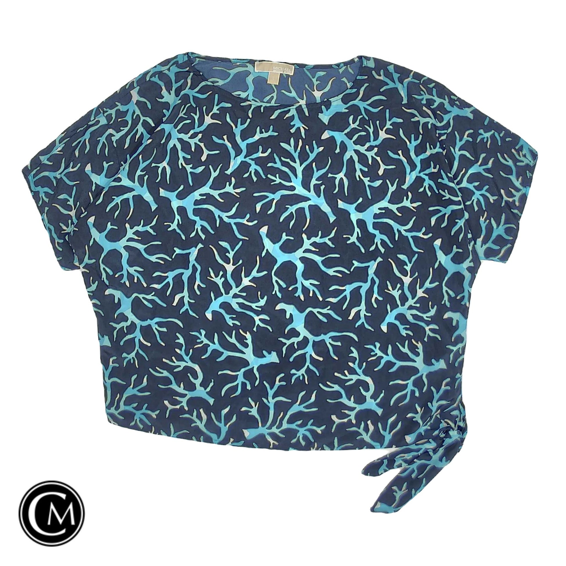 Top Ss By Michael By Michael Kors In Navy, Size: L image 1