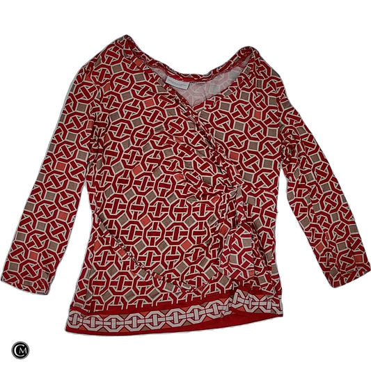 Top Ls By New York And Co In Pink & Tan, Size: M
