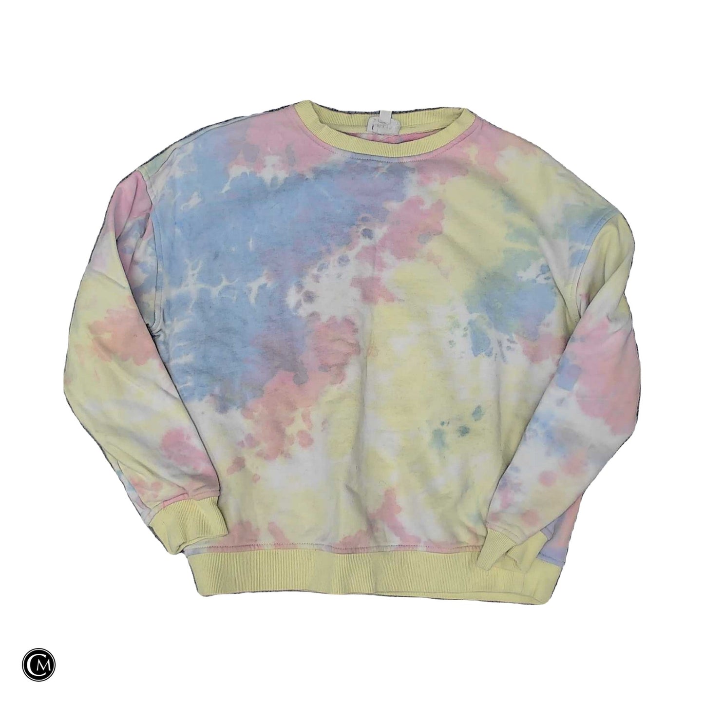 Sweatshirt Crewneck By Le Lis In Tie Dye Print, Size: S