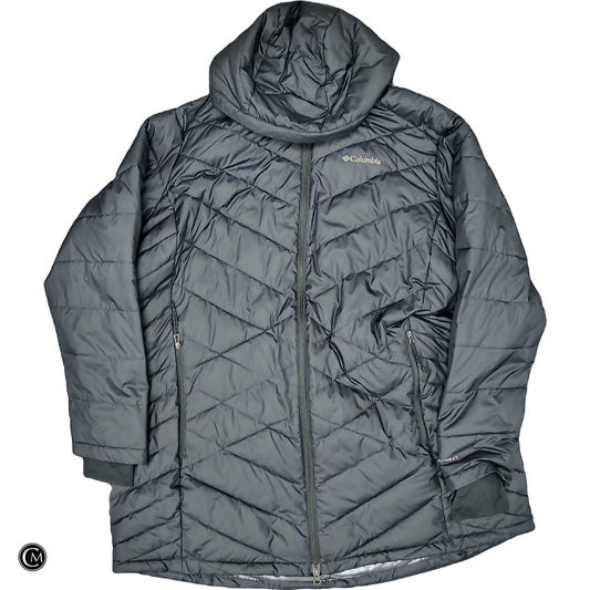 Coat Puffer & Quilted By Columbia In Black, Size: 2x