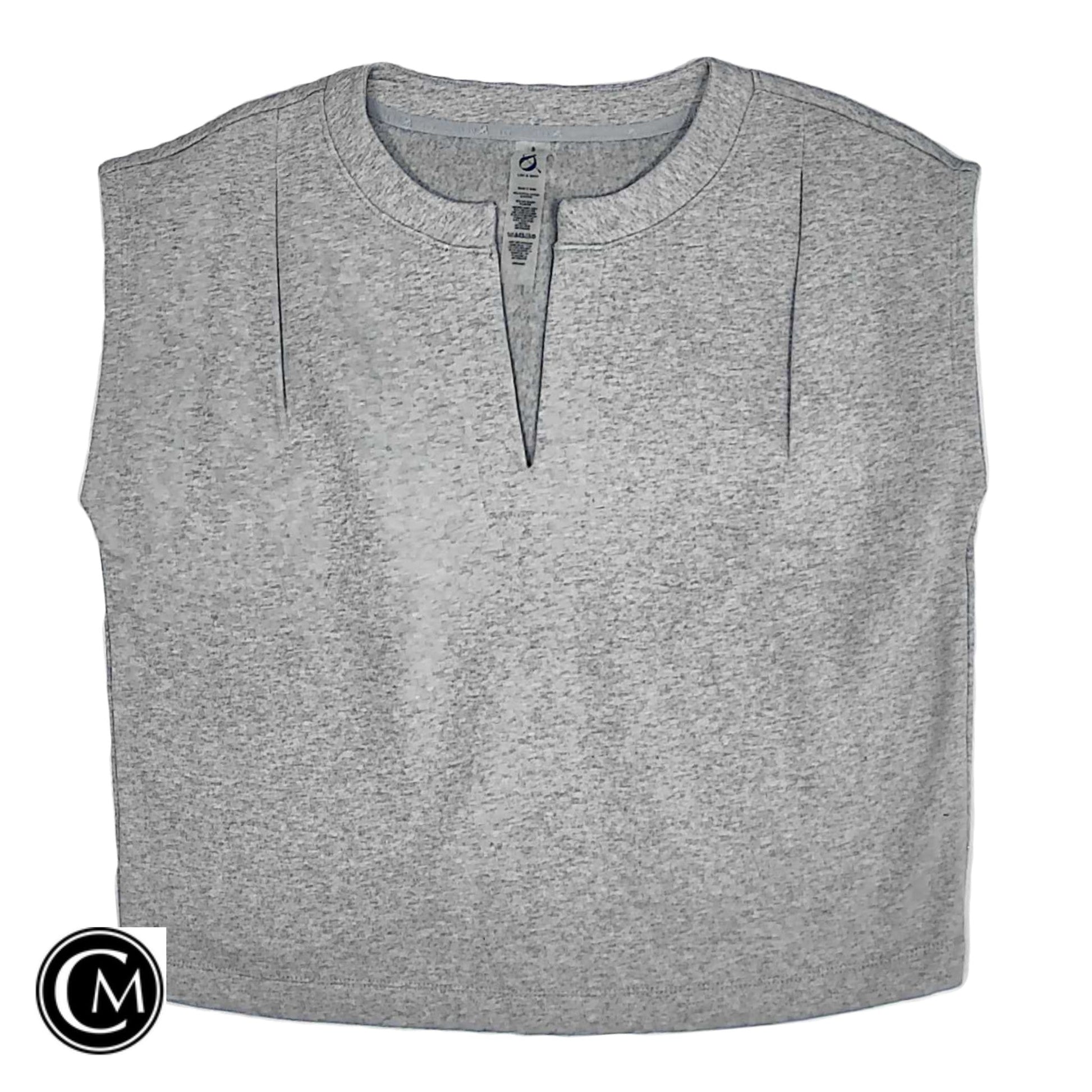 Top Sleeveless By Lou And Grey In Grey, Size: S image 1