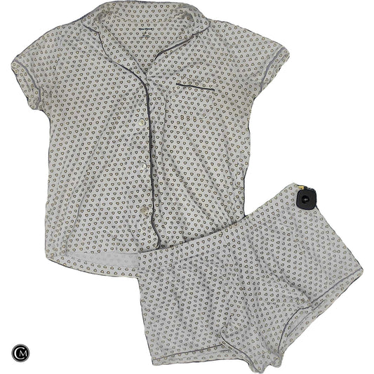 Lounge Set Shorts By Roller Rabbit In White & Yellow, Size: S