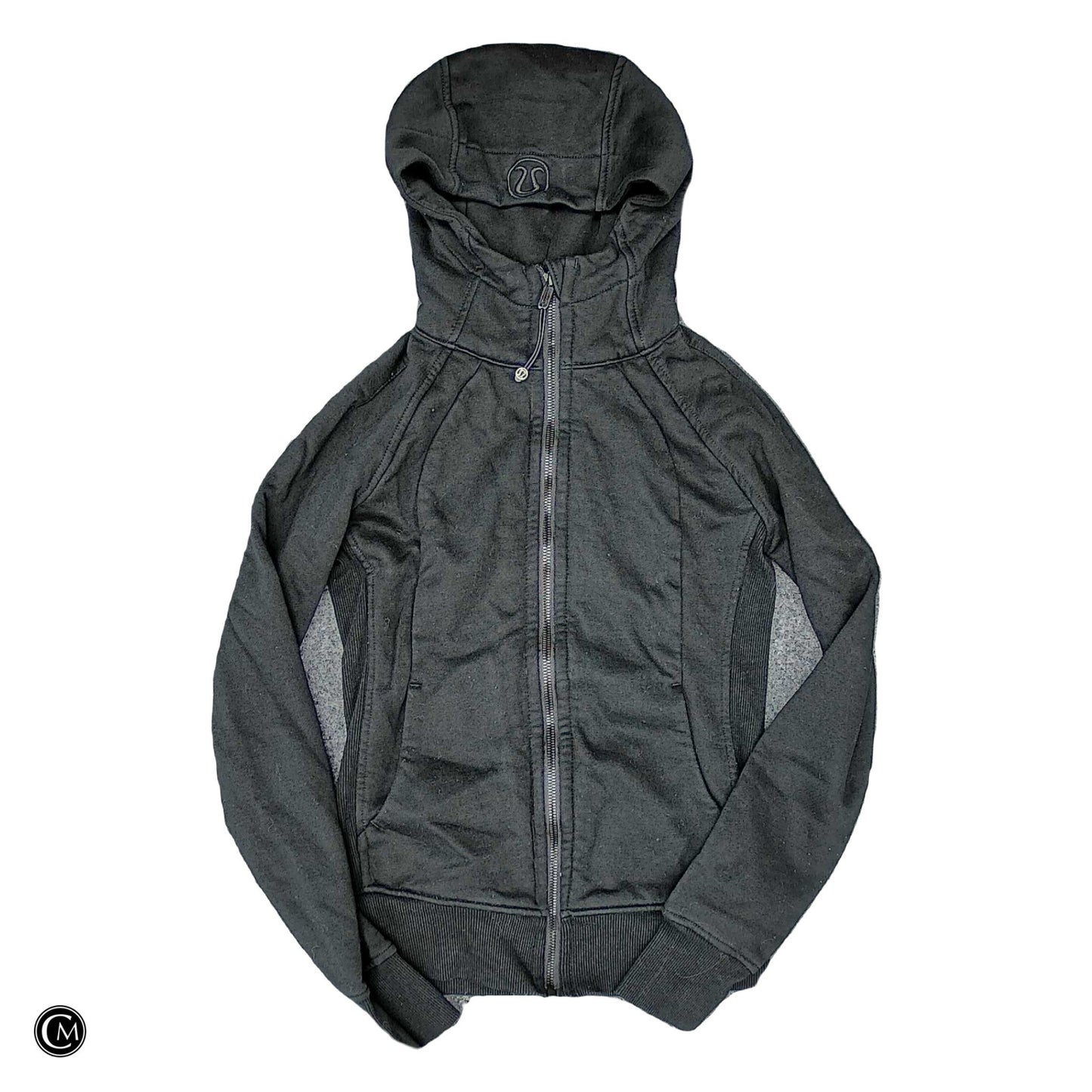 Athletic Jacket By Lululemon In Black, Size: S