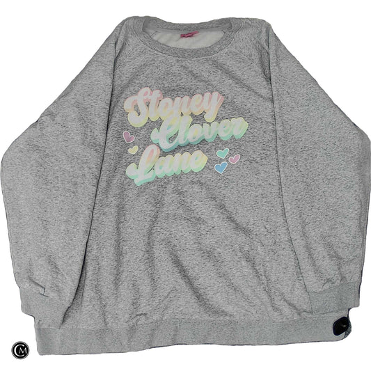Sweatshirt Crewneck By Target-Designer In Grey, Size: 4x