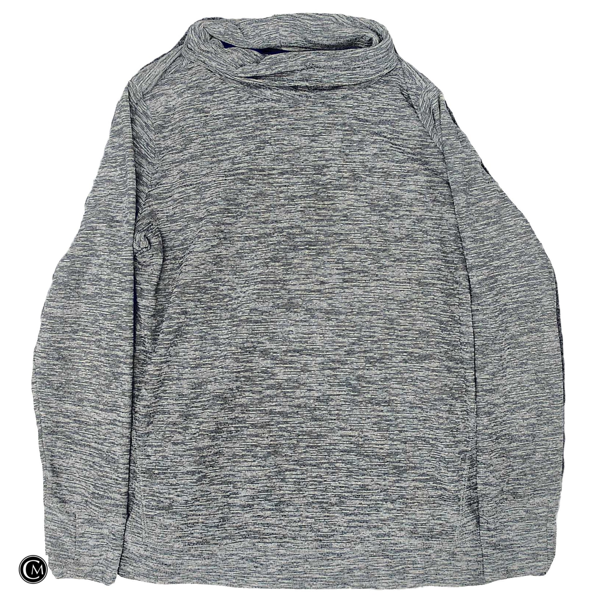 Athletic Sweatshirt Collar By Tek Gear In Grey, Size: L image 1
