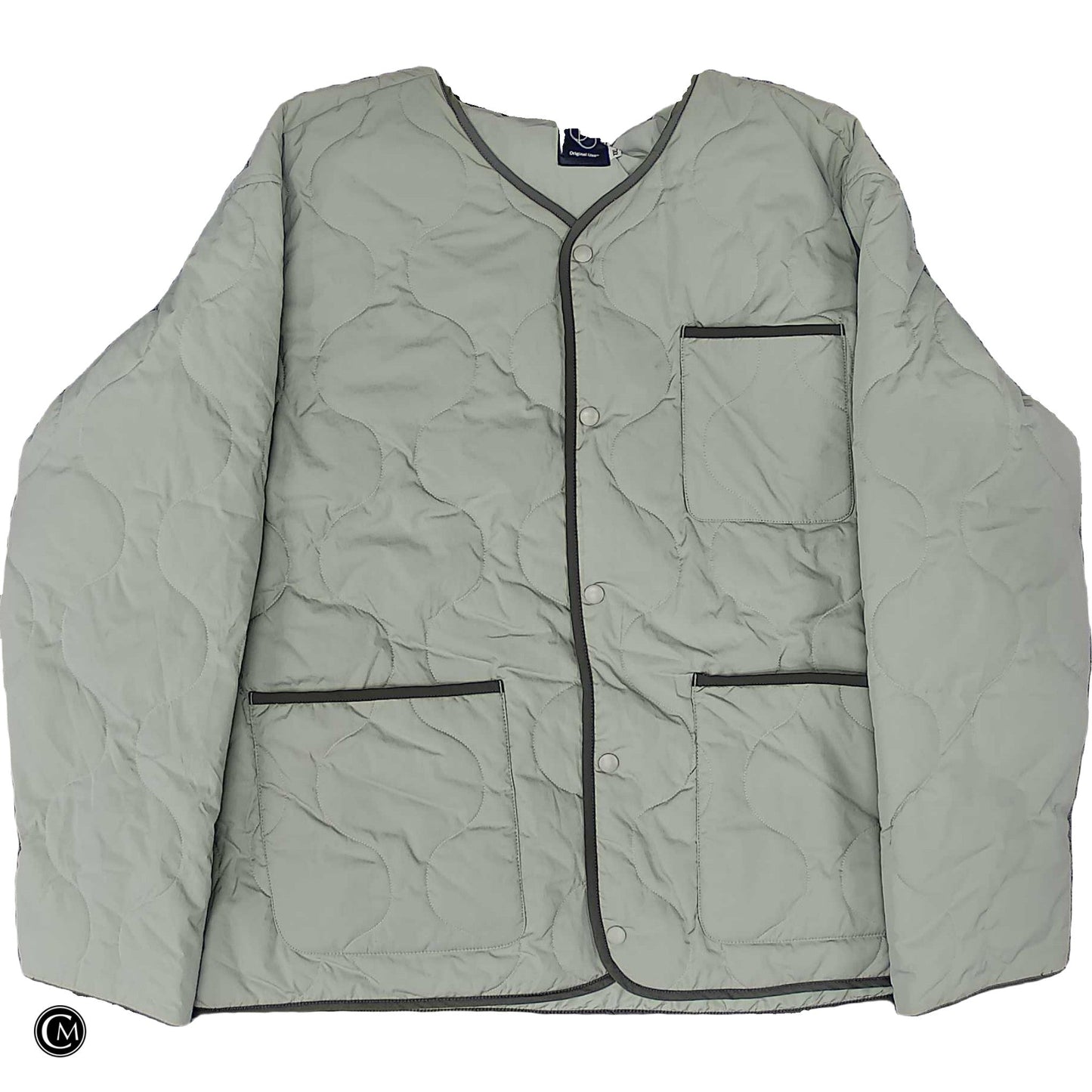 Jacket Puffer & Quilted By Original Use In Green, Size: Xxl