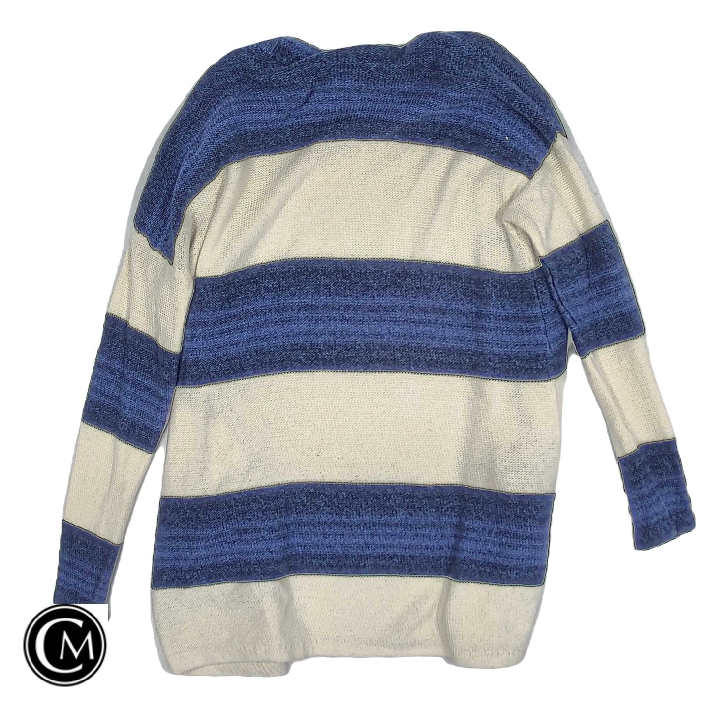 Sweater Cardigan By Lauren By Ralph Lauren In Blue Denim, Size: S image 2