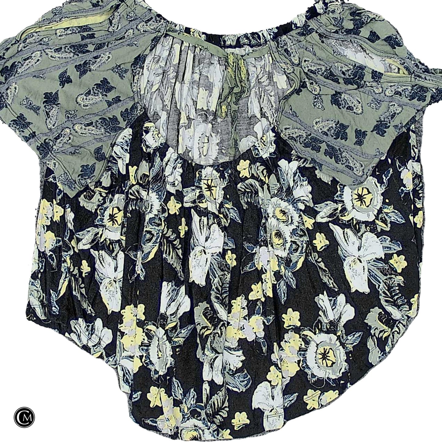 Top Ss By Free People In Black & Green, Size: S