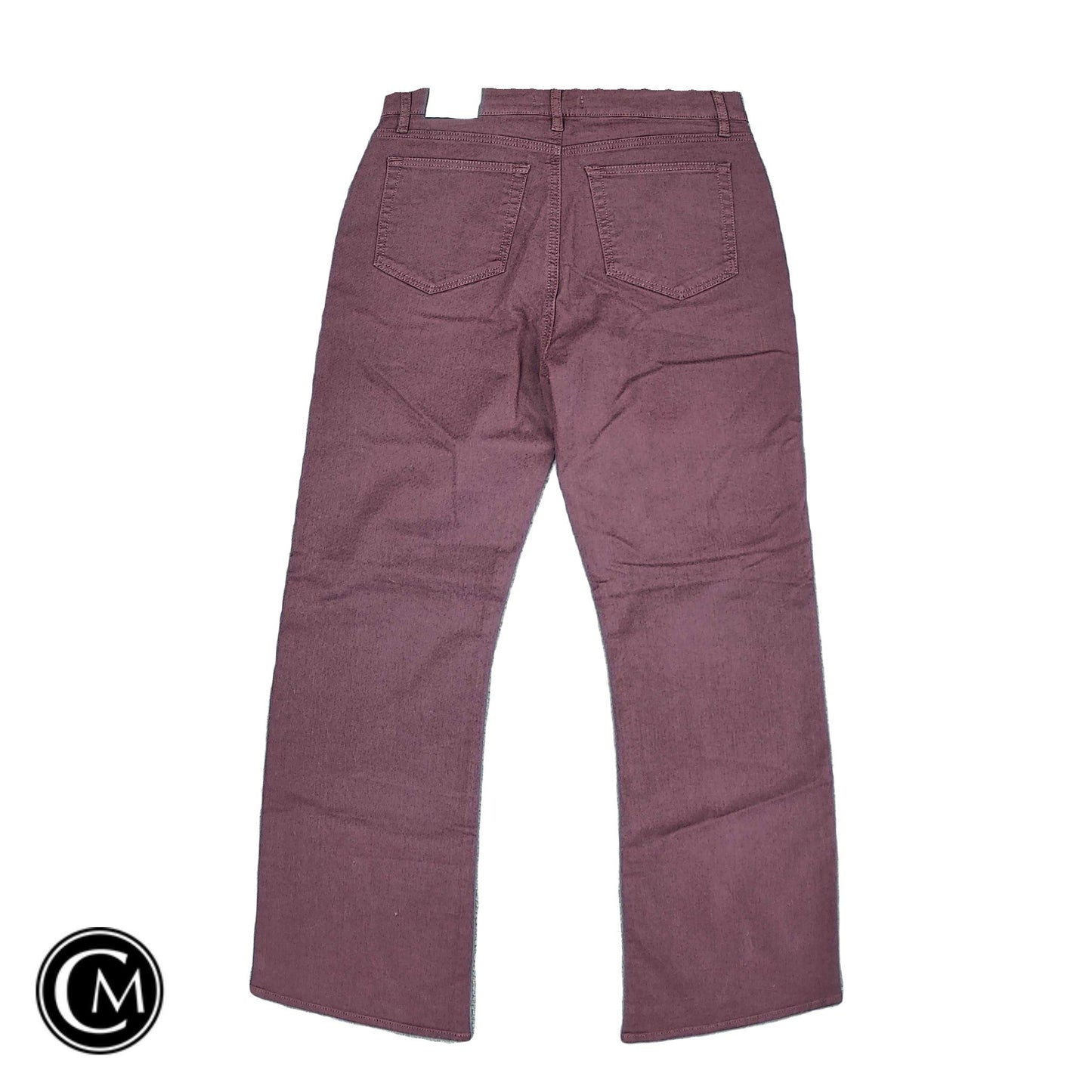 Jeans Flared By Loft In Maroon, Size: 6