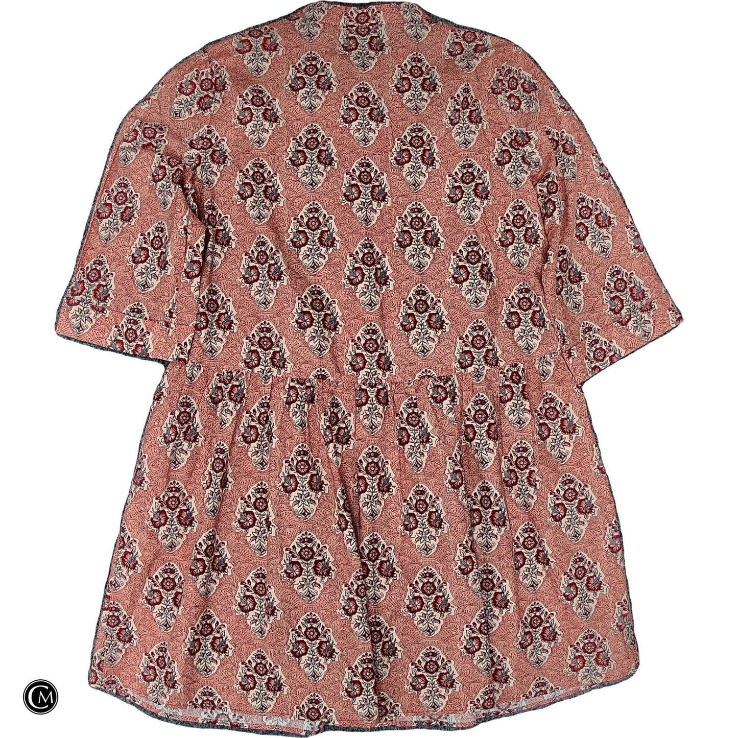 Dress Designer By Tuckernuck In Cream & Orange, Size: Xl