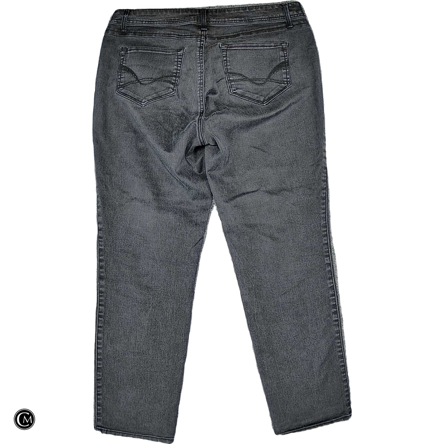 Jeans Straight By Roz And Ali In Black, Size: 14