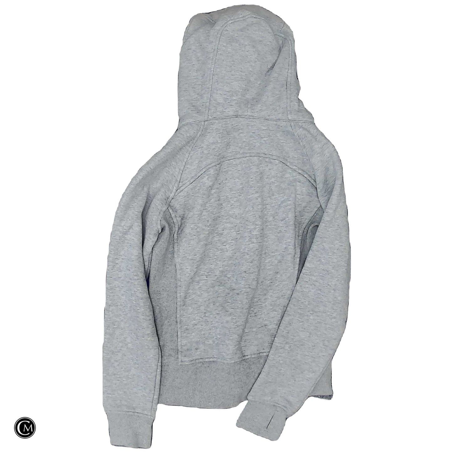 Athletic Jacket By Lululemon In Grey, Size: S