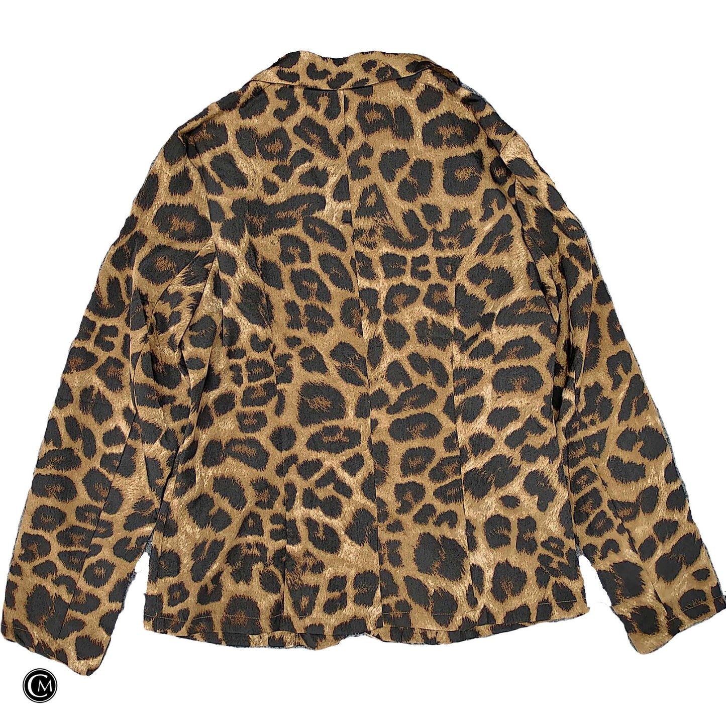 Blazer In Animal Print, Size: Xl