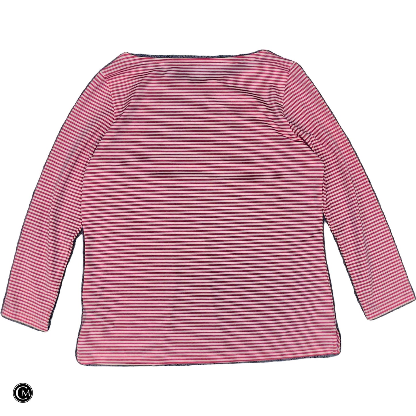 Top Ls By Vineyard Vines In Pink & White, Size: M image 2
