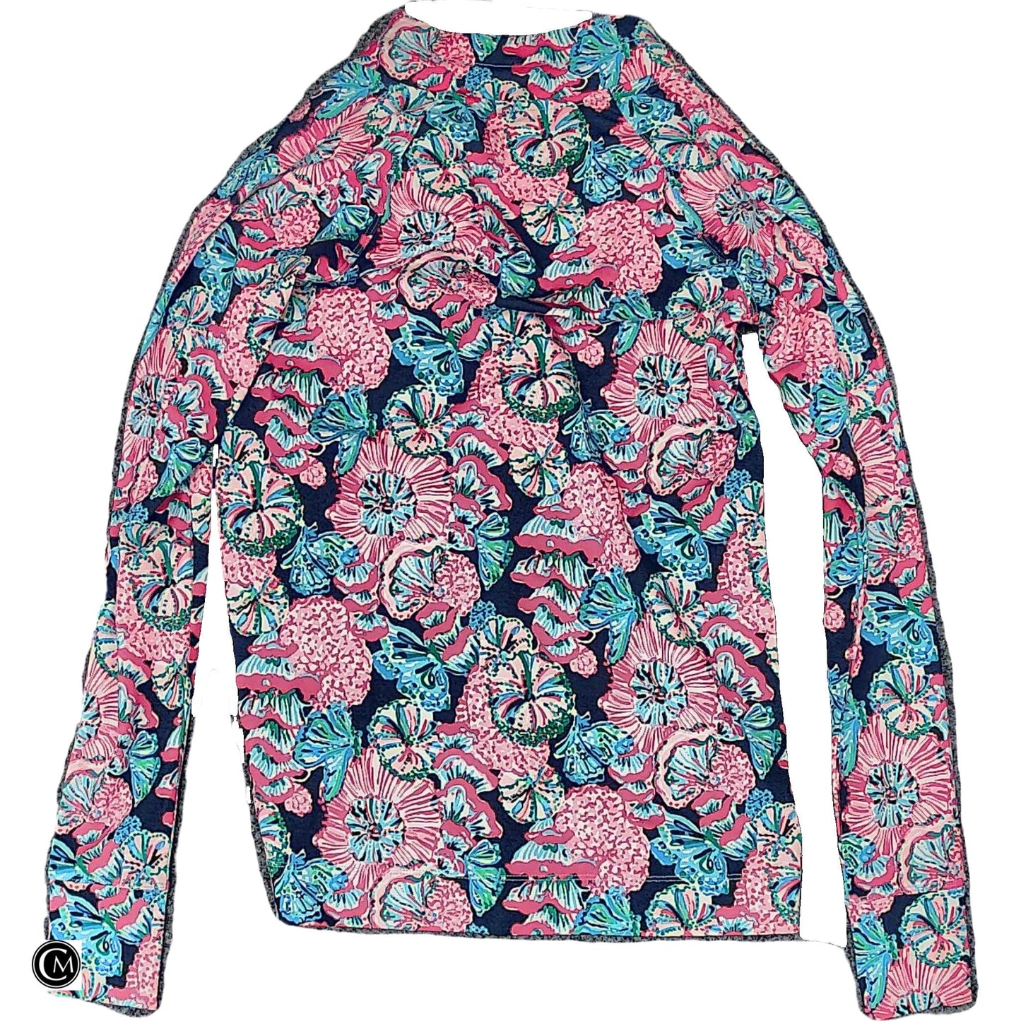Top Ls Designer By Lilly Pulitzer In Blue & Pink, Size: Xxs