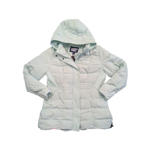 Jacket Puffer & Quilted By Lands End In Green, Size:L