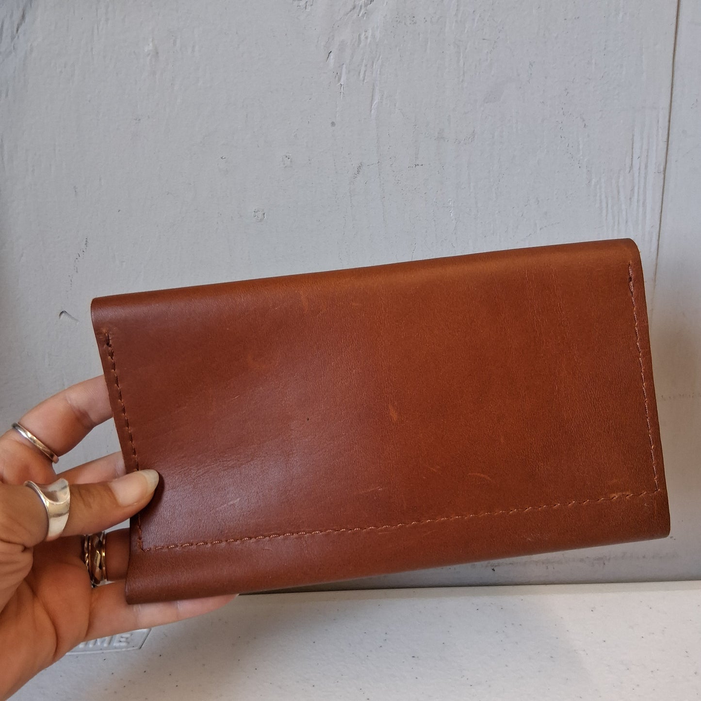 Wallet Leather By Portland Leather In Brown, Size:Large