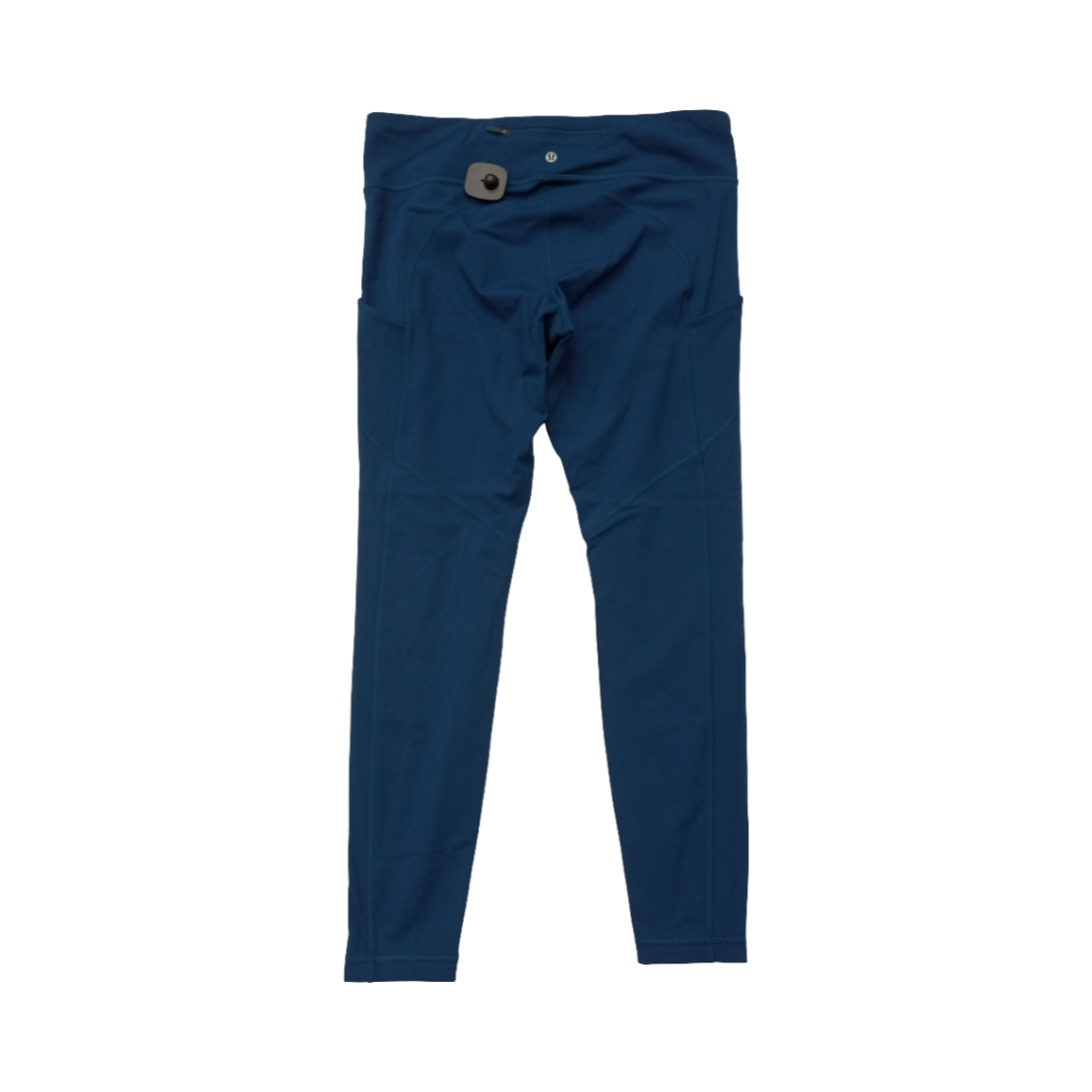 Athletic Leggings By Lululemon In Blue, Size:12