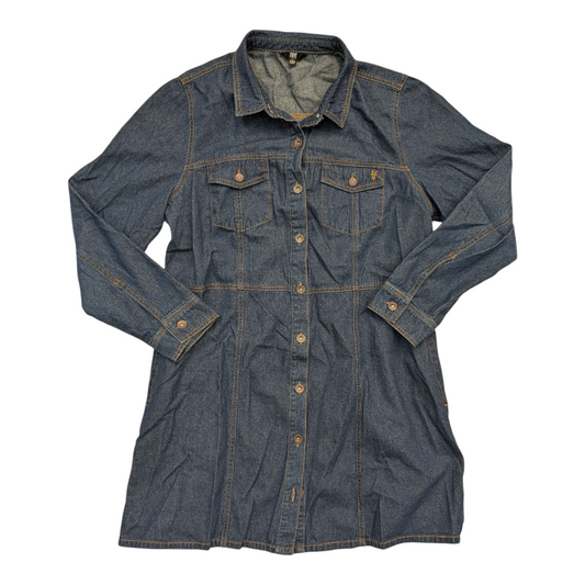 Dress Designer By Frye In Blue Denim, Size:Xxl