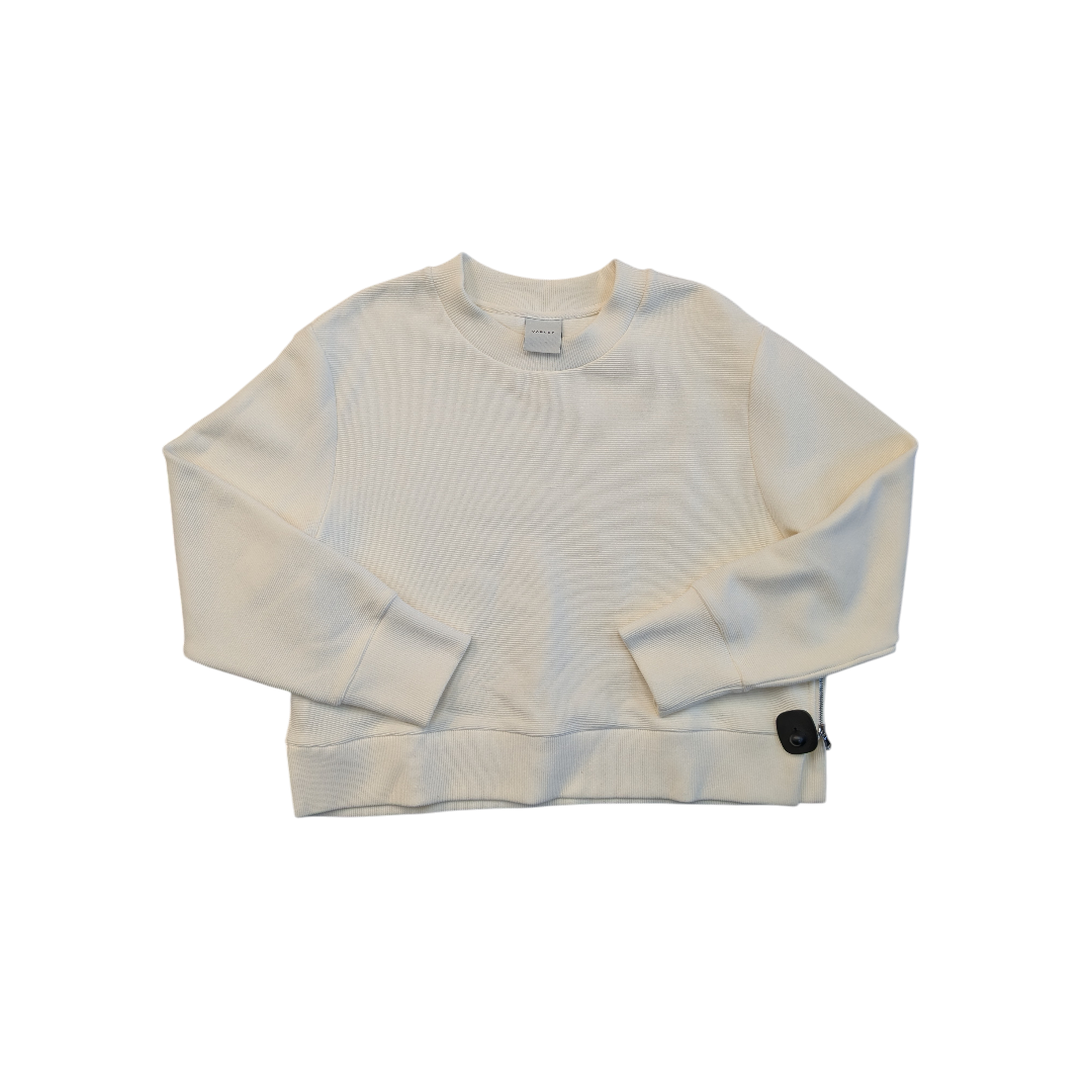 Athletic Sweatshirt Crewneck By Varley In Cream, Size:Xl